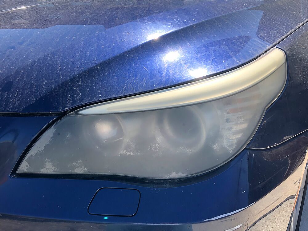 bmw 3series headlight before large