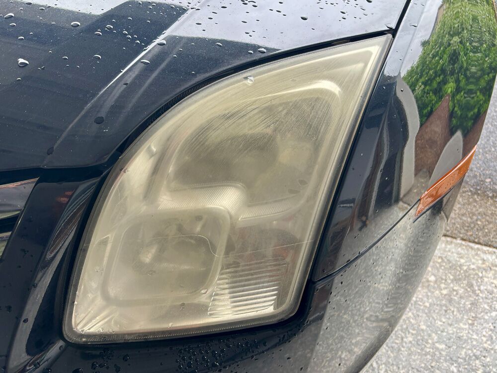 toyota prius headlight before large